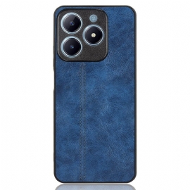 Κάλυμμα Realme C61 Ραμμένο Δέρμα Σιλικόνης
