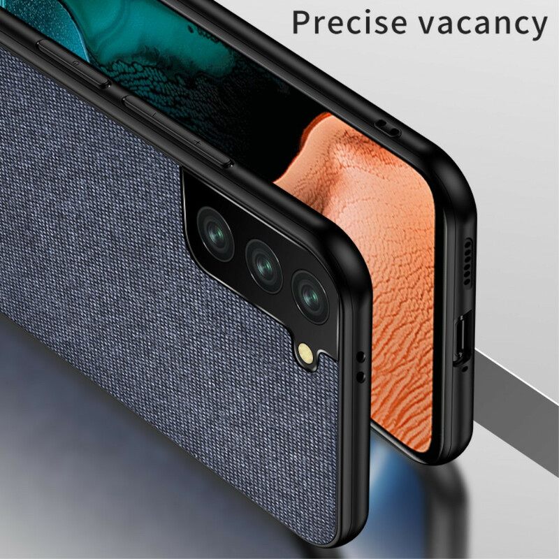 Θήκη Samsung Galaxy S21 FE Faux Δέρμα Και Ύφασμα