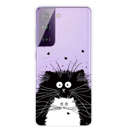 Θήκη Samsung Galaxy S21 FE Κοιτάξτε Τις Γάτες