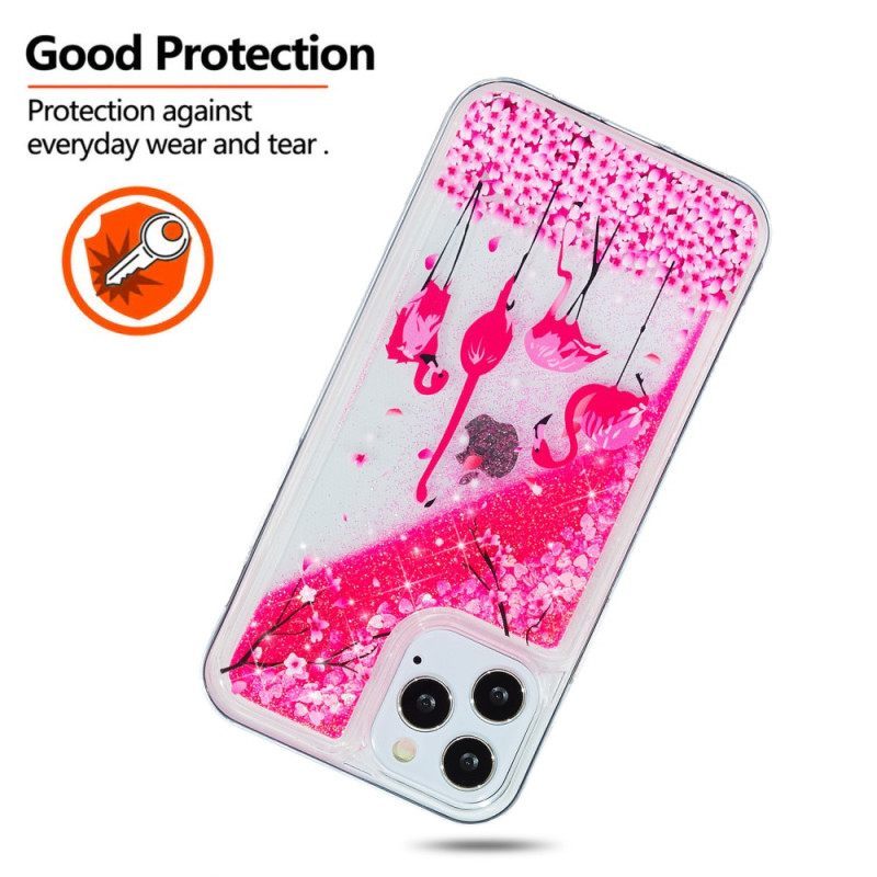 Θήκη iPhone 15 Pro Max Flamingo Glitter