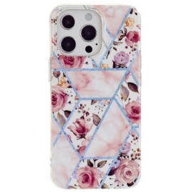 Θήκη iPhone 15 Pro Max Floral Marble