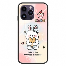 Θήκη iPhone 15 Pro Max Happy Rabbit Tempered Glass