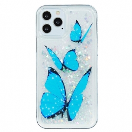 Θήκη iPhone 15 Pro Max Πεταλούδες Glitter