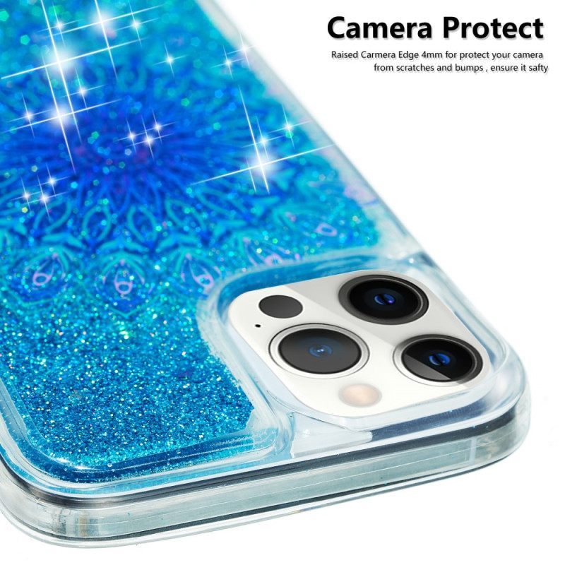 θηκη κινητου iPhone 15 Pro Max Mandala Glitter