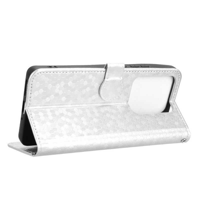 Δερματινη Θηκη Xiaomi Redmi Note 14s Κουκκίδες Με Γκλίτερ