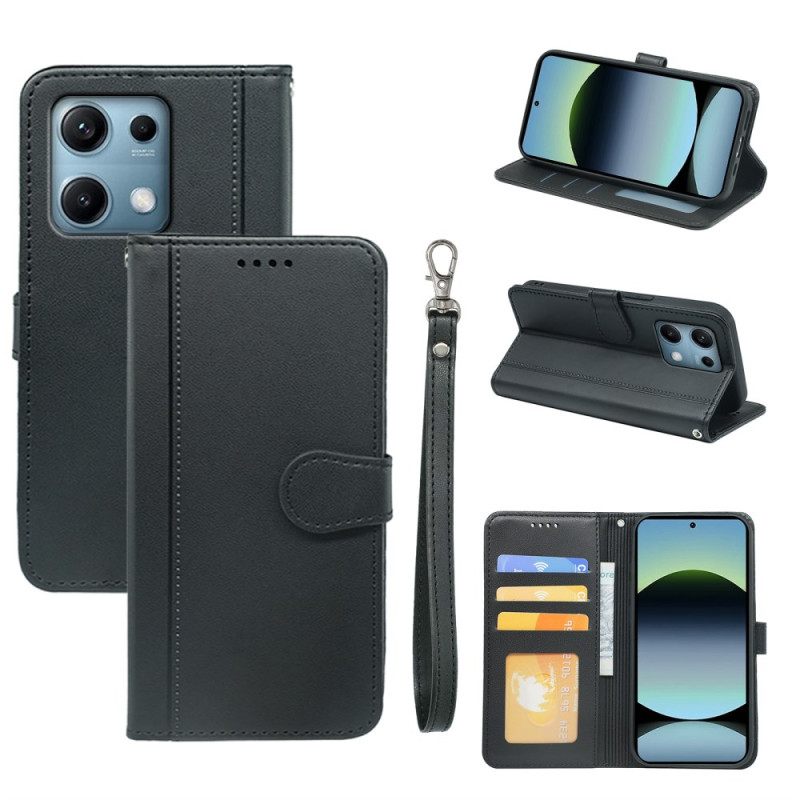 Δερματινη Θηκη Xiaomi Redmi Note 14s Λουράκι Με Λουράκι