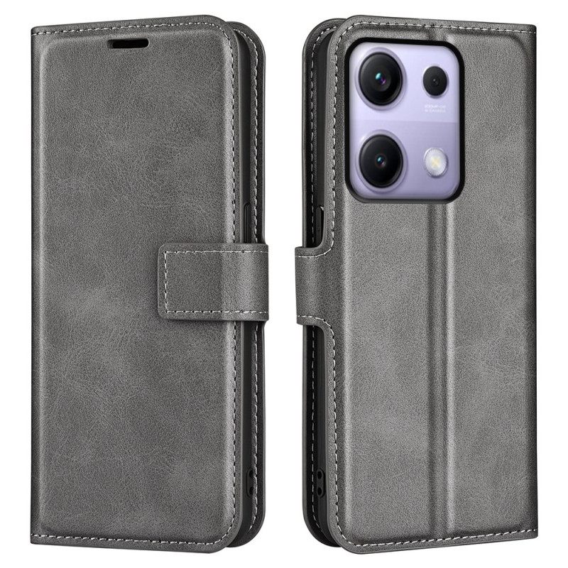 Δερματινη Θηκη Xiaomi Redmi Note 14s Στυλ Δέρματος Σιλικόνης