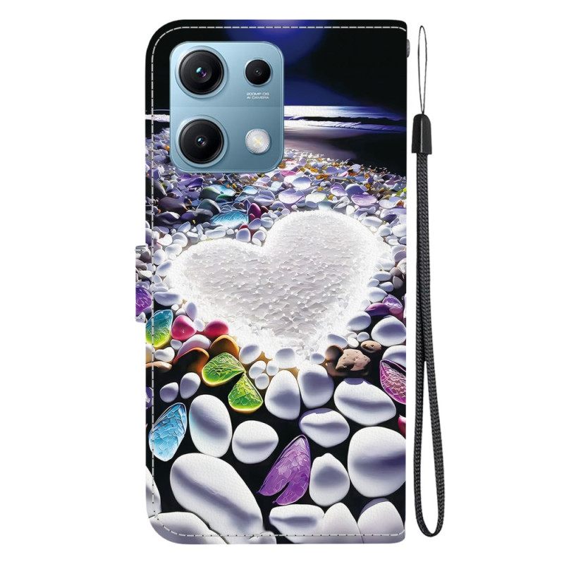 Δερματινη Θηκη Xiaomi Redmi Note 14s Σχέδιο Καρδιάς