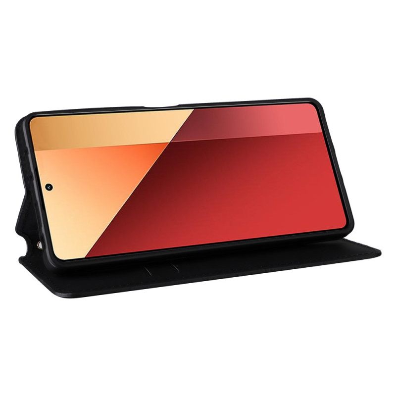 Δερματινη Θηκη Xiaomi Redmi Note 14s Σχέδιο Με Διαμάντια Σιλικόνης