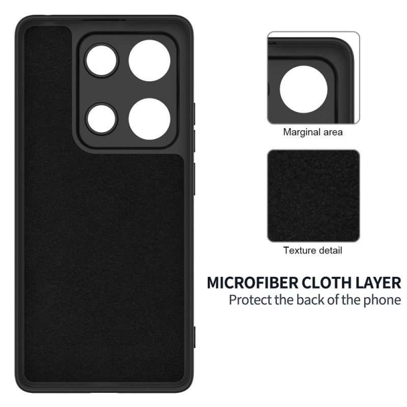 Κάλυμμα Xiaomi Redmi Note 14s Λουράκι Υγρής Σιλικόνης Σιλικόνης