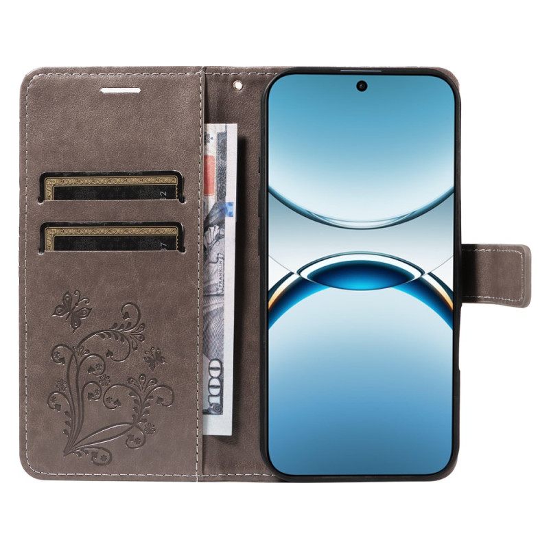 Δερματινη Θηκη Oppo Find X8 Γιγάντιες Πεταλούδες