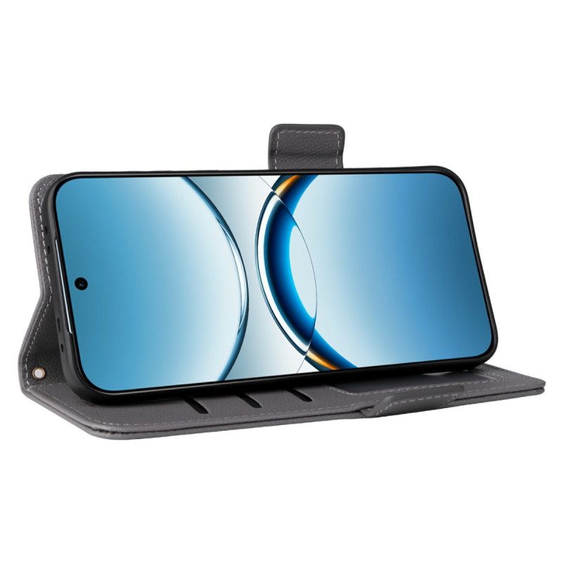 Δερματινη Θηκη Oppo Find X8 Λουρί Με Τεχνητό Δέρμα Lychee Σιλικόνης