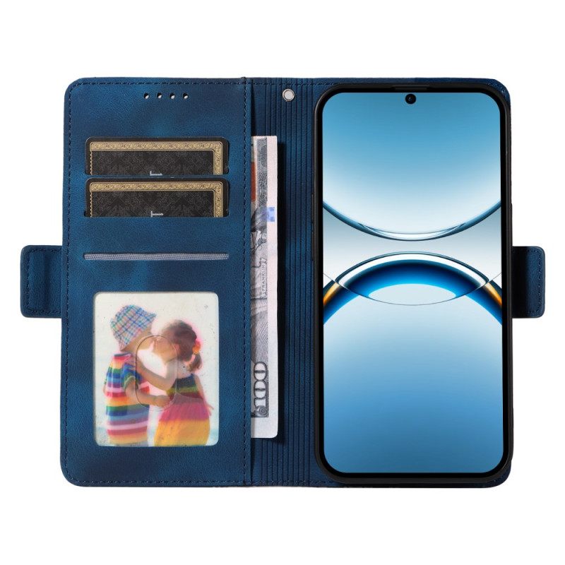 Δερματινη Θηκη Oppo Find X8 Μοτίβο Με Αστέρια Σιλικόνης