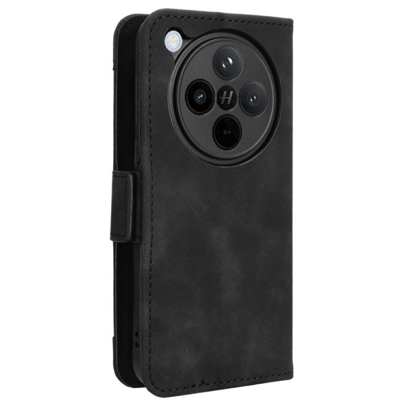 Δερματινη Θηκη Oppo Find X8 Πολλαπλή Κάρτα Σιλικόνης