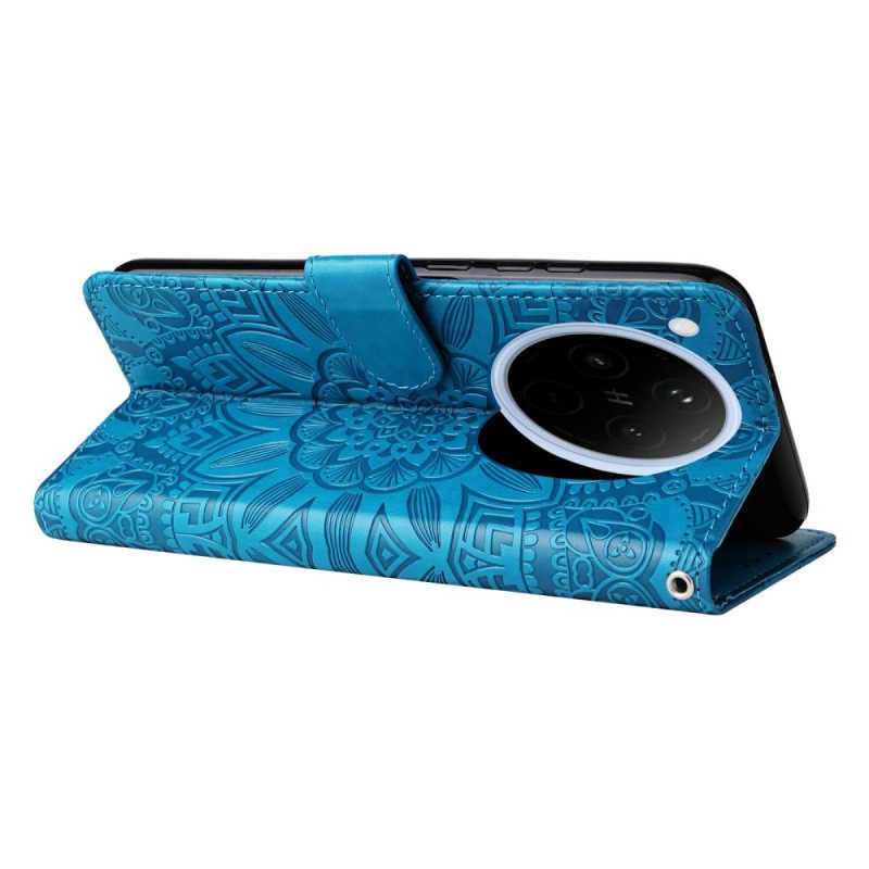 Δερματινη Θηκη Oppo Find X8 Σχέδιο Ηλίανθου