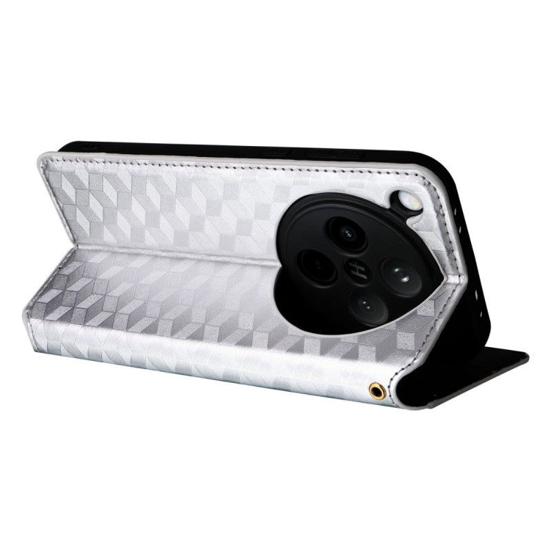 Δερματινη Θηκη Oppo Find X8 Τρισδιάστατα Διαμάντια