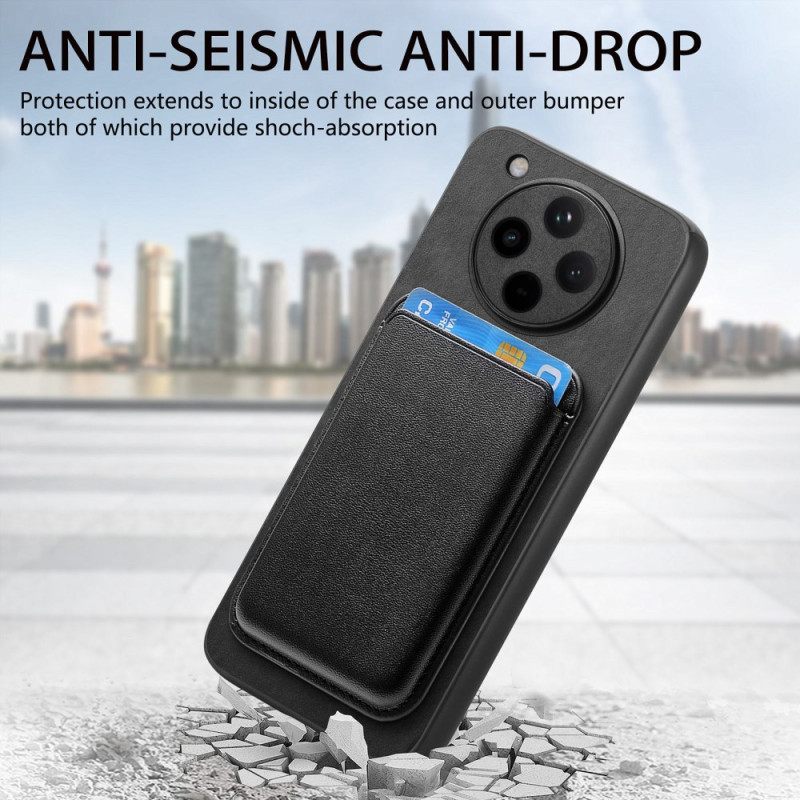 Κάλυμμα Oppo Find X8 Αποσπώμενη Μαγνητική Θήκη Καρτών Σιλικόνης