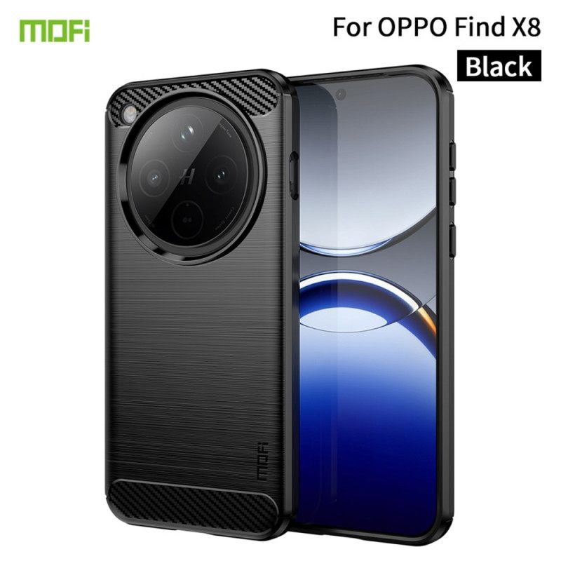 Κάλυμμα Oppo Find X8 Βουρτσισμένο Ανθρακονήματα