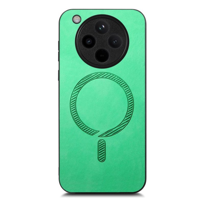 Κάλυμμα Oppo Find X8 Συμβατό Με Magsafe Με Δερμάτινο Εφέ