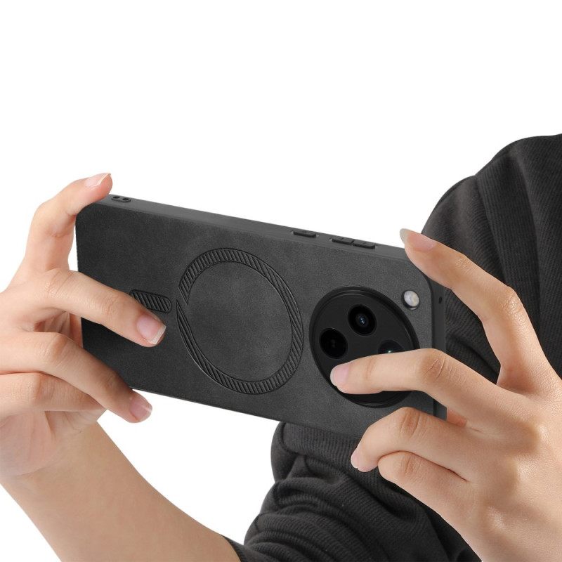 Κάλυμμα Oppo Find X8 Συμβατό Με Magsafe Με Δερμάτινο Εφέ