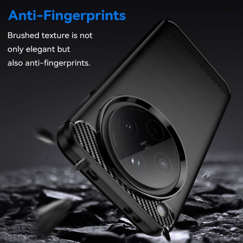 Κάλυμμα Oppo Find X8 Θήκες Κινητών Ίνες Άνθρακα Βουρτσισμένο