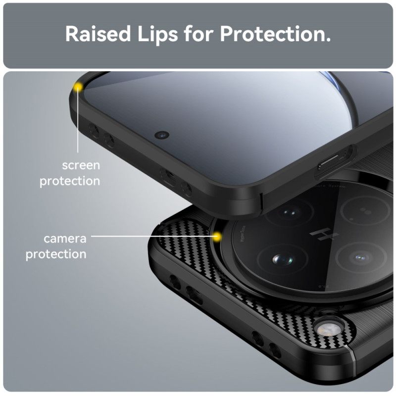 Κάλυμμα Oppo Find X8 Θήκες Κινητών Ίνες Άνθρακα Βουρτσισμένο