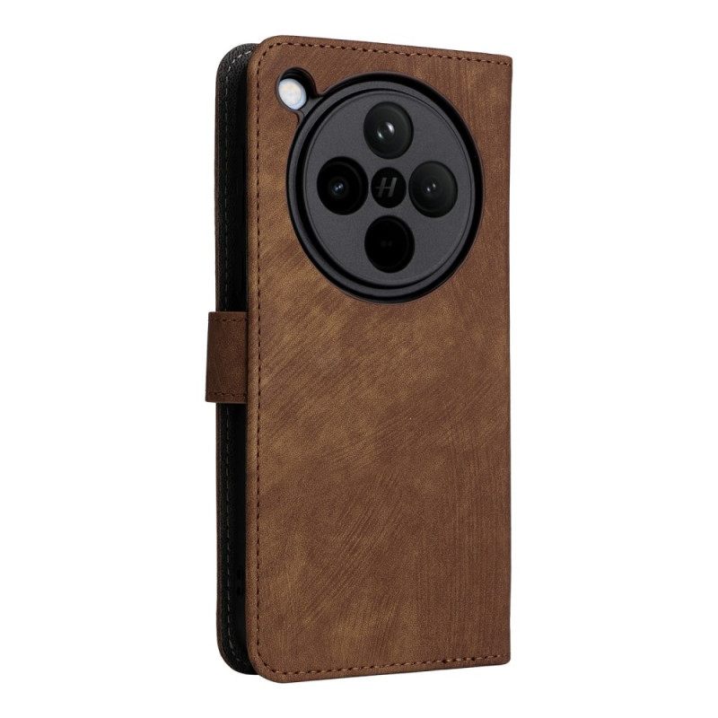 Θηκη Κινητου Oppo Find X8 Προστασία Rfid Με Εφέ Σουέτ