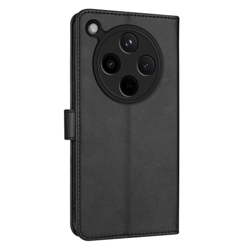 Θηκη Κινητου Oppo Find X8 Θήκες Κινητών Απλό Τεχνητό Δέρμα Azns