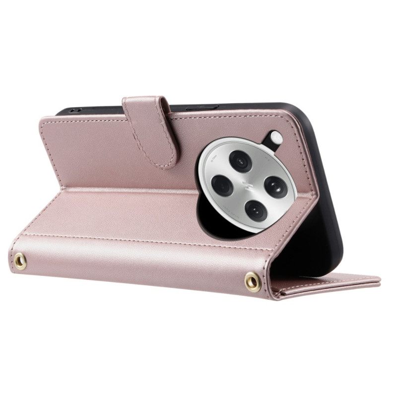 Θηκη Κινητου Oppo Find X8 Θήκες Κινητών Καπιτονέ Με Λουρί Και Ώμο Λουράκι