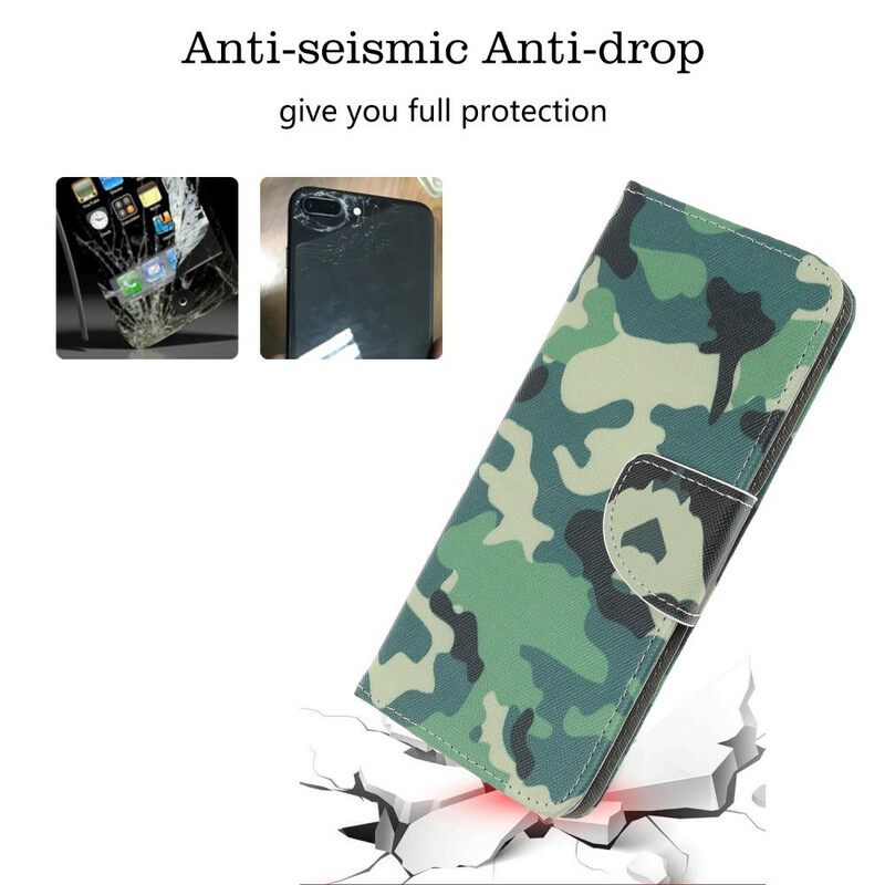 δερματινη θηκη Samsung Galaxy A51 5G Στρατιωτικό Καμουφλάζ