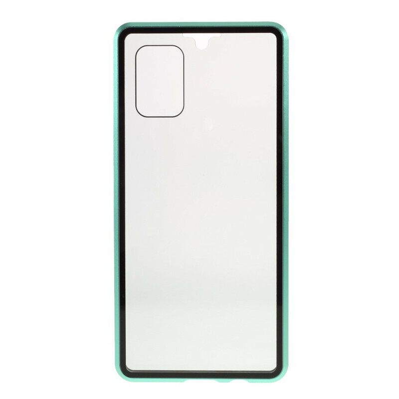 Θήκη Samsung Galaxy A51 5G Εμπρός Και Πίσω Σκληρυμένο Γυαλί Και Μέταλλο