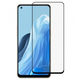 Προστατευτικό Οθόνης Oppo Reno 7 Black Edge Από Σκληρυμένο Γυαλί