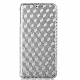 θηκη κινητου Oppo Reno 7 Θήκη Flip 3d Cube Leather Effect