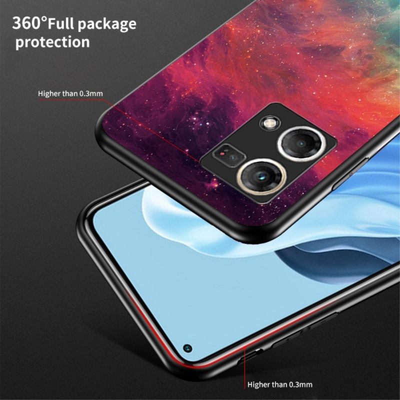 Θήκη Oppo Reno 7 Μοτίβο Από Σκληρυμένο Γυαλί