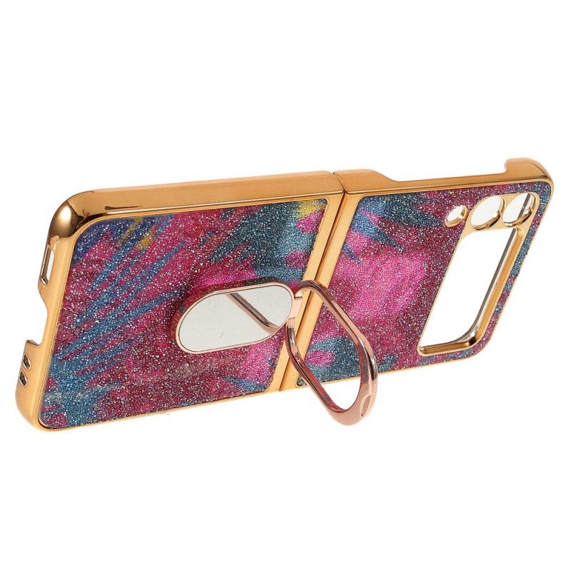θηκη κινητου Samsung Galaxy Z Flip 3 5G Θήκη Flip Φανταστικές Πέτρες Με Δαχτυλίδι-υποστήριξη