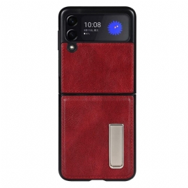 θηκη κινητου Samsung Galaxy Z Flip 3 5G Θήκη Flip Style Leather Support