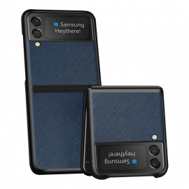 θηκη κινητου Samsung Galaxy Z Flip 3 5G Θήκη Flip Συνθετικό Δέρμα Με Υφή