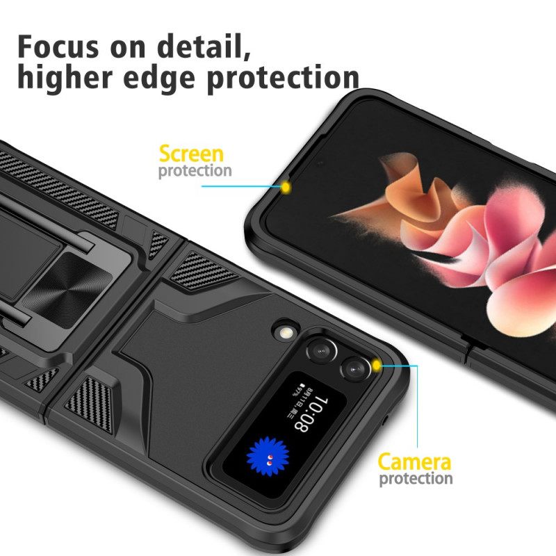 Θήκη Samsung Galaxy Z Flip 3 5G Θήκη Flip Δαχτυλίδι Premium