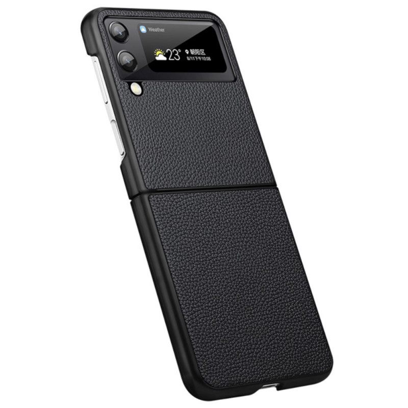 Θήκη Samsung Galaxy Z Flip 3 5G Θήκη Flip Γνήσιο Δέρμα