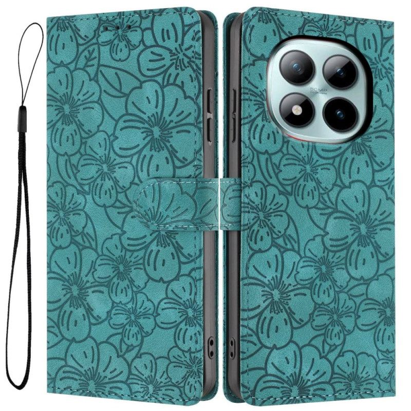 Δερματινη Θηκη Xiaomi Redmi Note 15 Pro Plus 5g Άνθη Κερασιάς