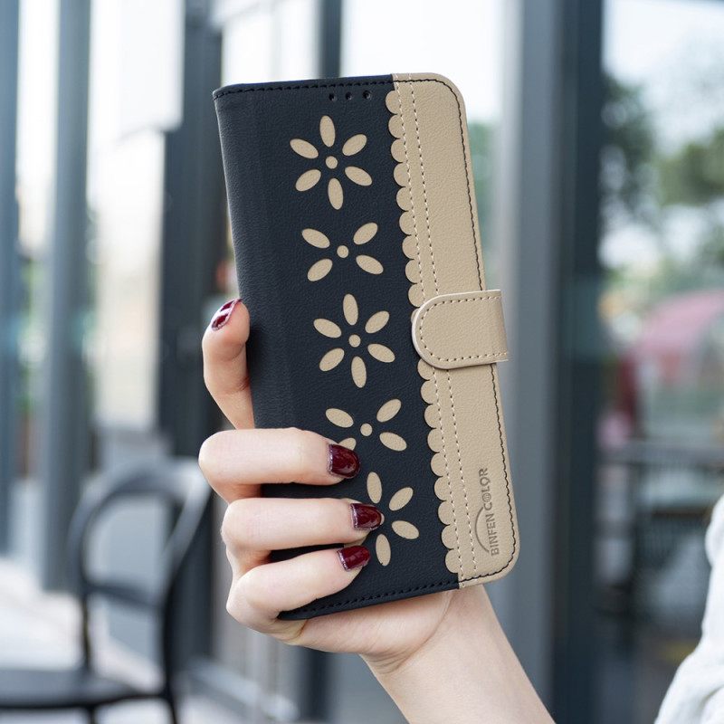 Δερματινη Θηκη Xiaomi Redmi Note 15 Pro Plus 5g Binfen Color Λουλουδάτο Μοτίβο