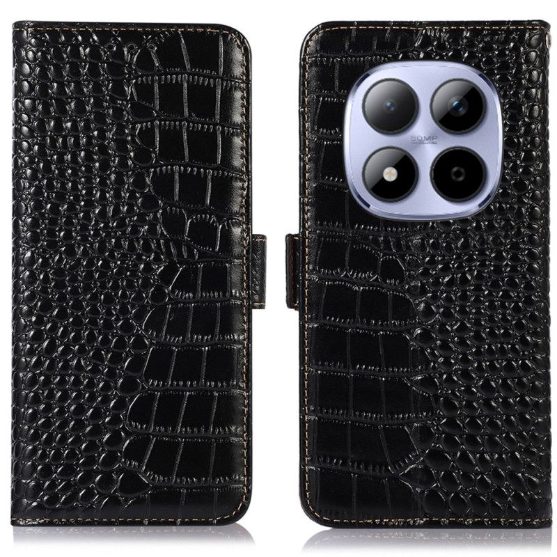 Δερματινη Θηκη Xiaomi Redmi Note 15 Pro Plus 5g Δέρμα Με Υφή Κροκόδειλου