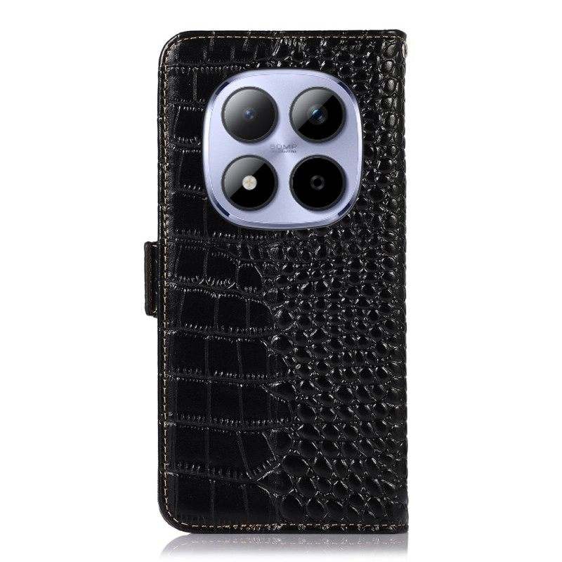 Δερματινη Θηκη Xiaomi Redmi Note 15 Pro Plus 5g Δέρμα Με Υφή Κροκόδειλου