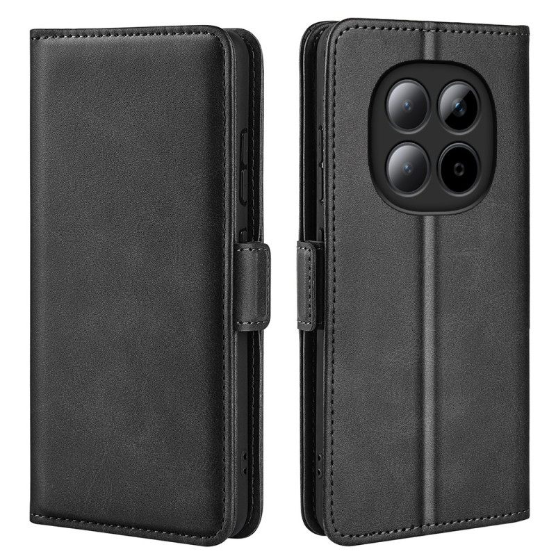 Δερματινη Θηκη Xiaomi Redmi Note 15 Pro Plus 5g Διπλό Κούμπωμα Σιλικόνης