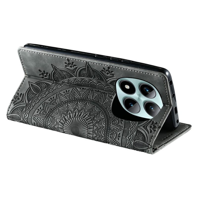 Δερματινη Θηκη Xiaomi Redmi Note 15 Pro Plus 5g Εφέ Σουέτ Mandala