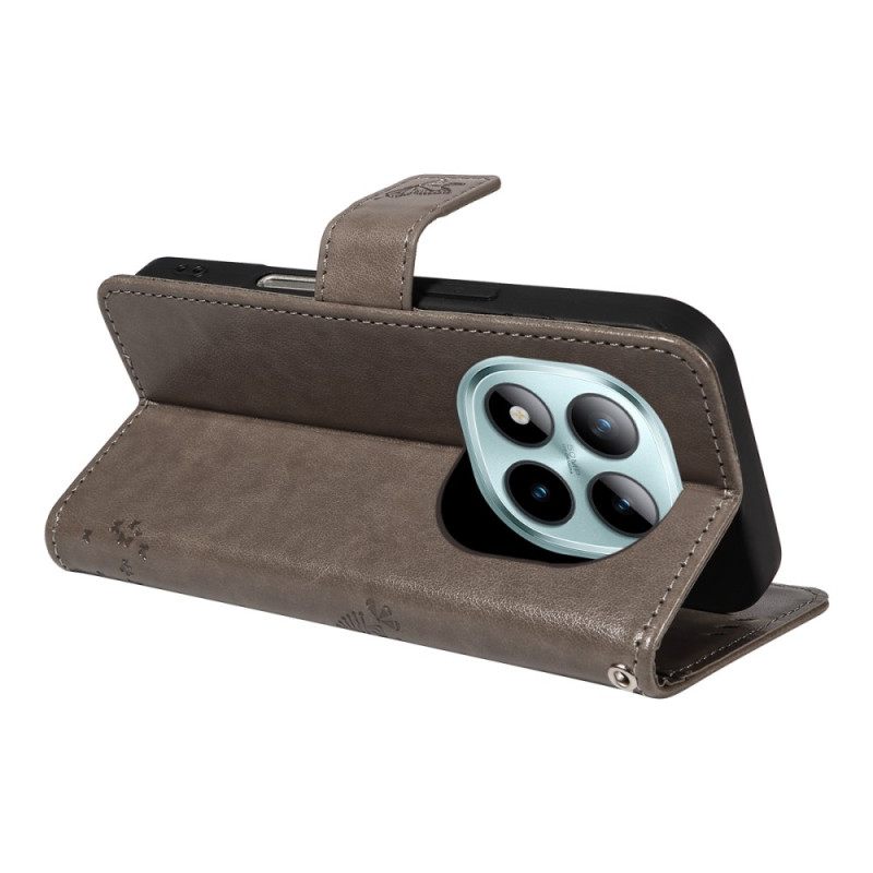 Δερματινη Θηκη Xiaomi Redmi Note 15 Pro Plus 5g Γάτα Και Δέντρο