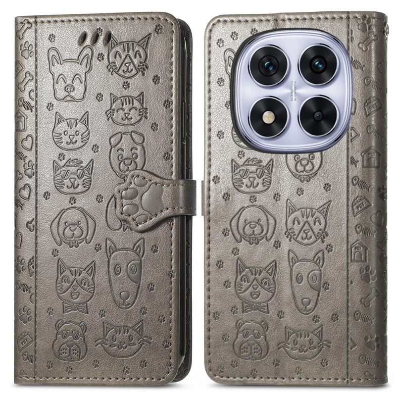 Δερματινη Θηκη Xiaomi Redmi Note 15 Pro Plus 5g Κινούμενα Ζώα