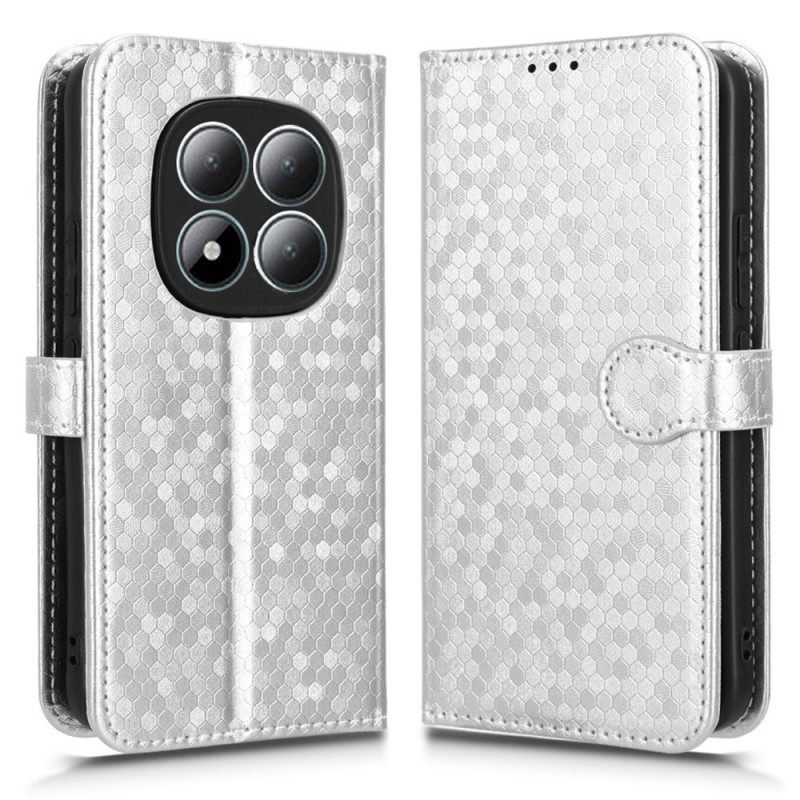 Δερματινη Θηκη Xiaomi Redmi Note 15 Pro Plus 5g Λαμπερές Κουκκίδες Σιλικόνης