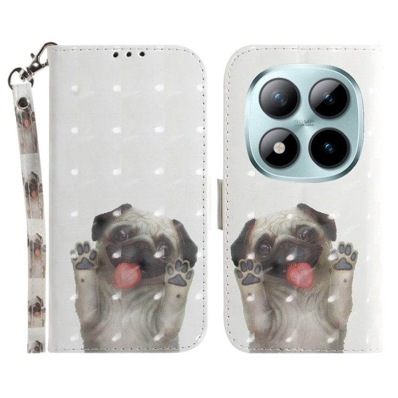 Δερματινη Θηκη Xiaomi Redmi Note 15 Pro Plus 5g Λουράκι Παγκ