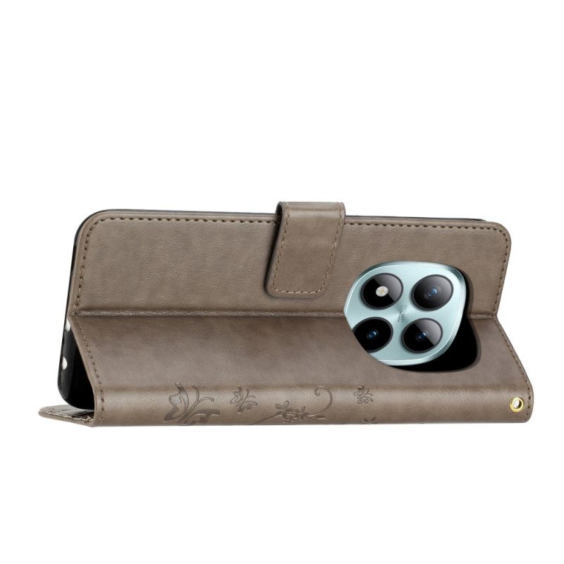 Δερματινη Θηκη Xiaomi Redmi Note 15 Pro Plus 5g Μικρά Λουλούδια